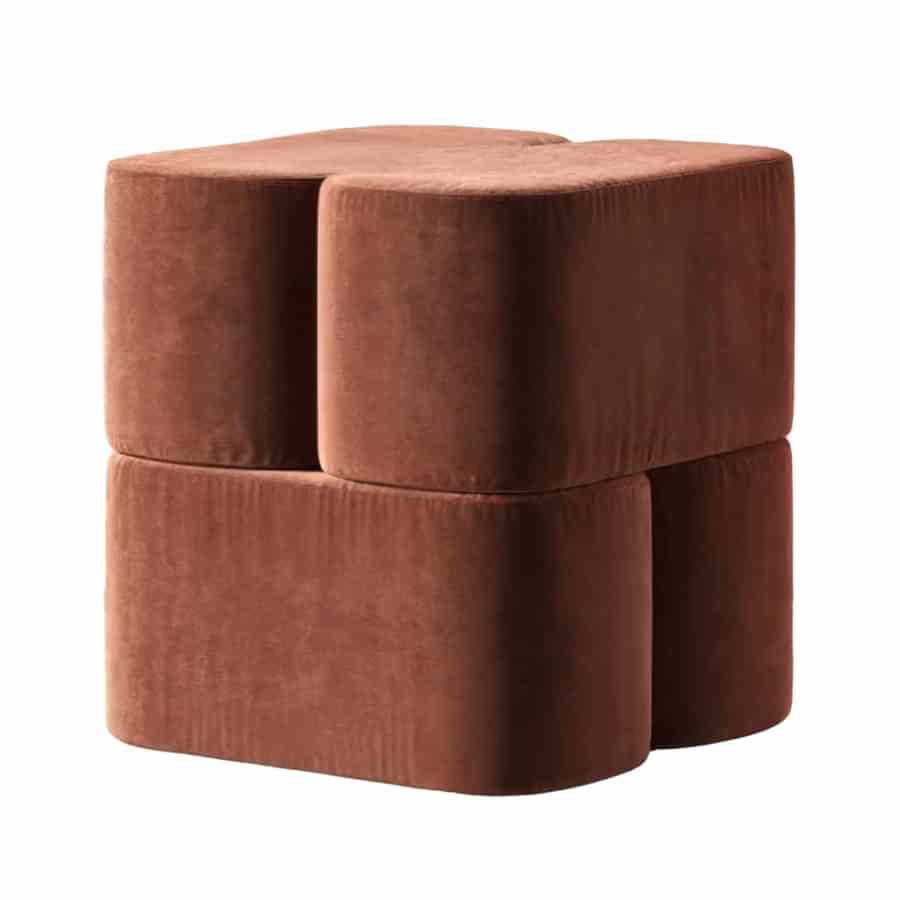 Ori puf Kiremit Kadife