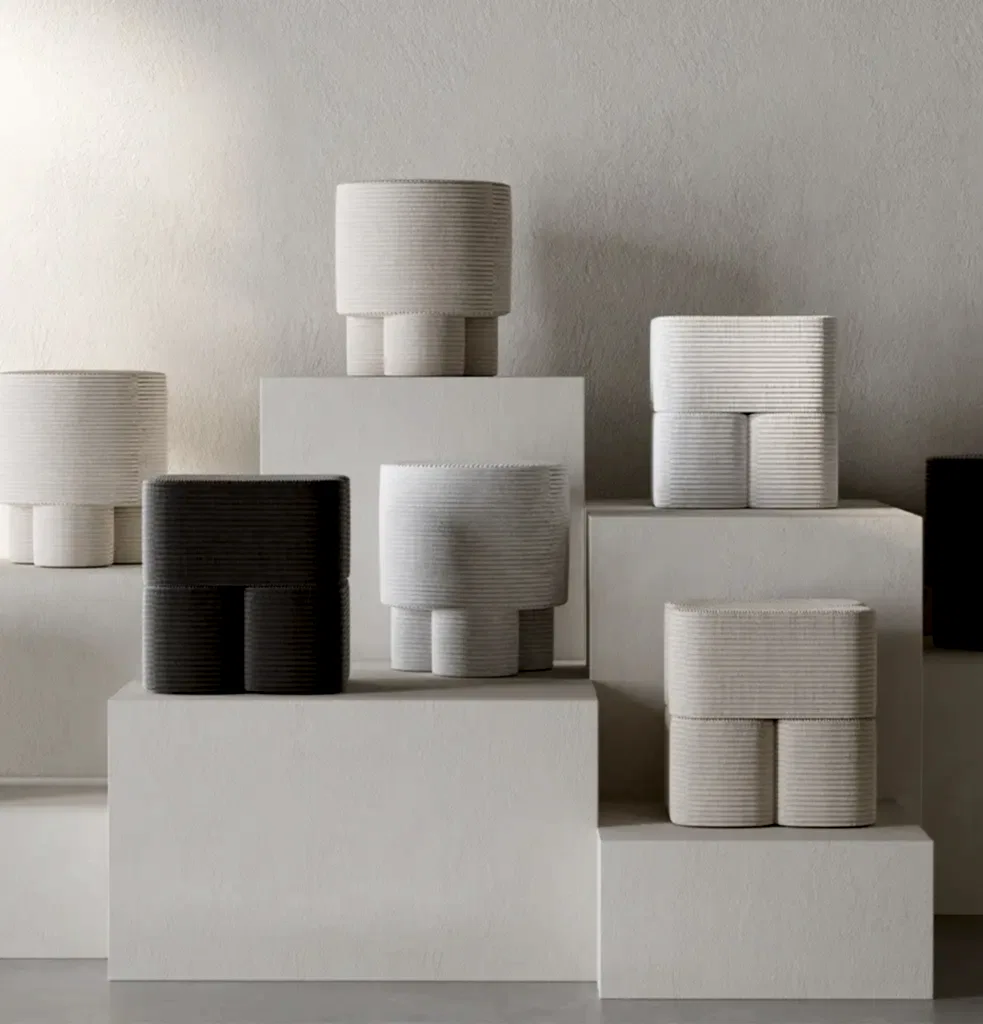 Boo Puf Fitilli Kadife