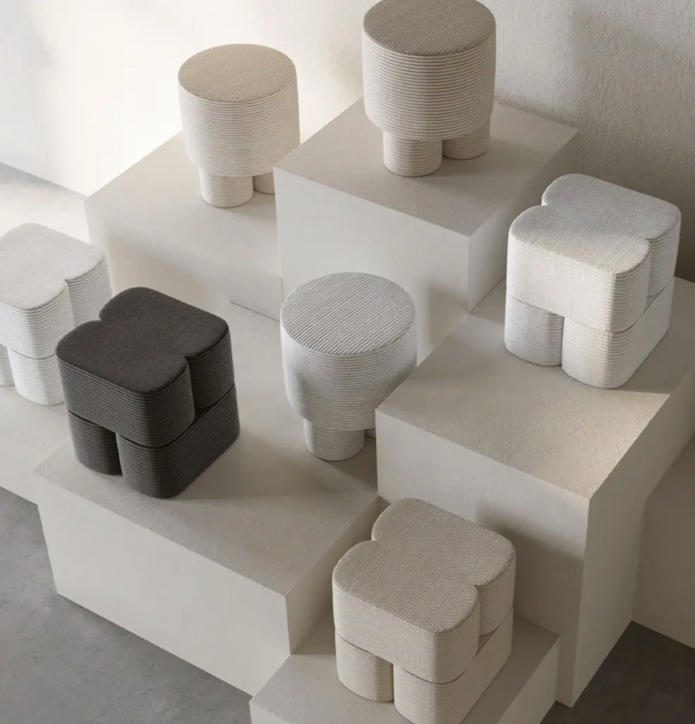 Boo Puf Fitilli Kadife